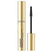 Eveline Cosmetics Wonder Match maskara za volumen in goste trepalnice odtenek Black 7 ml