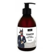 LaQ Doberman šampon za moške 1 v 1 poživljajoč 300 ml /7244