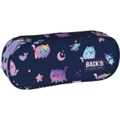 Ovalna pernica Back Up 7 A - Moon Cats