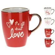 Skodelica 305ml z valentinovim motivom 80878