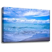 shumee Platno Narava Modro morje 60x40 cm