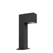 Industrijska zunanja talna svetilka temno siva 30 cm IP44 - Baleno