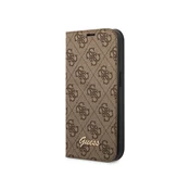 Guess GUBKP14MHG4SHW iPhone 14 Plus 6,7 brown book 4G Vintage Gold Logo (GUBKP14MHG4SHW)