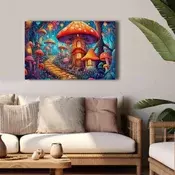 Wallity Dekorativna slika na platnu, 45x70cm, Šarena