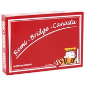 KARTE IGRAĆE REMI-BRIDGE-CANASTA 1/112 GRAFIKA GRAFOPRINT