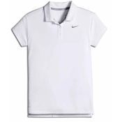 Nike Dry ženska polo majica brez rokavov White/Flat Silver L