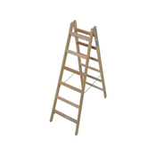 KRAUSE-WERK prostostoječa lesena lestev 2x6 stopnic 170262