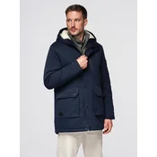 Ombre Warmed quilted mens jacket with raglan sleeves - extinguished purple