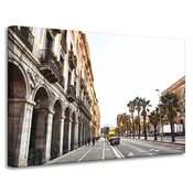 shumee Platno z motivom mestne arhitekture 90x60 cm
