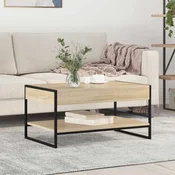 vidaXL Klubska miza Sonoma 80 x 50 x 40 cm Konstruiran les