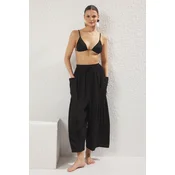 Trendyol Black Woven Beach Pants