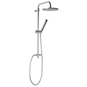 SAPHO Elegantni Kromirani Tuš Steber AIRTECH-AXIA s Funkcijo Dež, Priklop na Baterijo