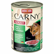 12x400g Animonda Carny Adult za mačke, puran,piščanec&kozice