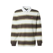 LEVIS  Majica CLASSIC rjava/svetlo rjava/kaki/bela