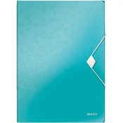 Leitz mapa A4 PP s klapo in elastiko WOW, turkizna