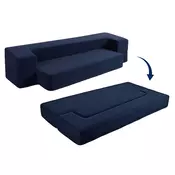 Zložljiva postelja 2v1 Dormeo modra  NAVY