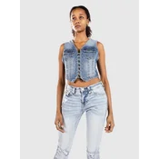 True Religion Lace Up Denim Tank Top melody line