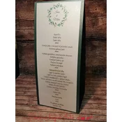 Jedilni list – poročni meni JEDLI 07
