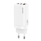 USAMS USAMS 65W 2XUSB-C STENSKI POLNILEC ZA IPHONE 12 13 14 15 PD HITRO POLNJENJE