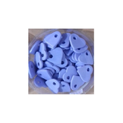 Grcka keramika privezak srce 28 mm- lavanda