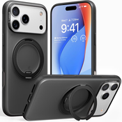 Premium maska Torras Ostand R Fitness za iPhone 17 Pro Max - black
