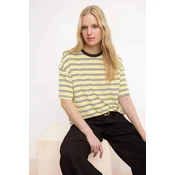 Trendyol Milla Ženska majica TWOSS26TS00023, Žuta