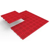 Plastična Terasna Ploščica ATENA 30 x 30 cm 11 kos 1m2, Rdeča 60171