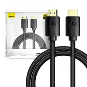 BASEUS Kabel hdmi 2.1 baseus high definition series, 8k 60hz, 3d, hdr, 48gbps, 2m, crni