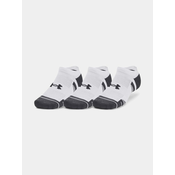 Under Armour Performance Tech 3pk NS Socks White