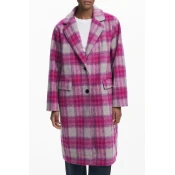 DESIGUAL WOMENS PINK COAT