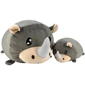 Magic Baby Nosorog - mamica z mladičkom - set plišastih igrač 20 in 40 cm
