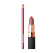 shumee Inglot set ličil za ustnice Flamingo Kiss - šminka 903 Dusty Pink 4 g + črtalo za ustnice 74 1,13 g