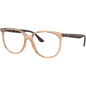 Ray-Ban RX4378V 8172 M (52) Rjava/Kristalna