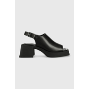 Kožne sandale Vagabond HENNIE boja: crna, 5537.101.20