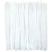 PlayBox: Beli chenille trakovi, set 100 kosov