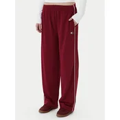 Tommy Jeans Spodnji del trenirke Archive DW0DW22633 Bordo rdeča Regular Fit