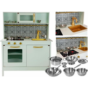 Wooden Kitchen Emma Mint Stainless Kitchen AccessoriesGO – Kart na akumulator – (B-Stock) crveni