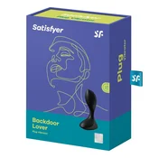 Satisfyer Analni vibrator BackDoor Lover, 11.5cm, Crni
