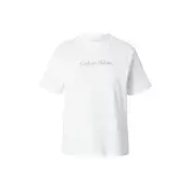 Calvin Klein Jeans Majica  zelena / marelica / bela