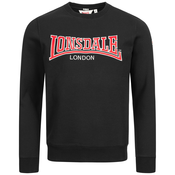 LONSDALE Majica Berger LP181  rdeča / črna / bela