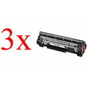 Komplet HP 44A / CF244A / LaserJet Pro M15, LaserJet Pro MFP M28 kompatibilni tonerji (3) - 3 × črna