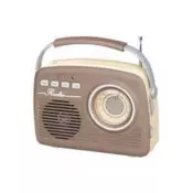 XPLORE Retro stilski radio plejer XP5409 BRAON