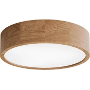 Plafonsko svetlo sa senzorom CLEO 3xE27/24W/230V precnik 37,5 cm hrast