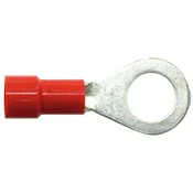 Granit Izolirani konektor za stiskanje, premer 6,5 mm, M6, 0,5-1 mm2, rdeč