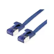 VALUE FTP patch kabel CAT6a ravnog dizajna 1m, plavi 21.99.2151-40