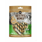 BetterBones Twist 10 cm - jagnjetina in meta - Okus jagnjetine in mete