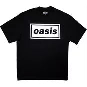 Oasis Majica Decca Logo Unisex Black M