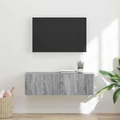 TV zidni ormar Siva Sonoma 98 x 31 x 29,5 cm Konstruirano drvo
