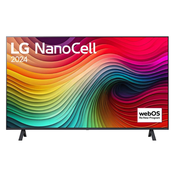 LG Televizor 43NANO81T3A, 43, 4K UHD 3840x2160, 60 Hz, Smart, Web OS, Crni