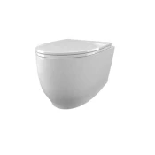 Sdr Ceramiche ViseČa Wc Školjka Fox Rimless Vertigo - Bianco Lucido.